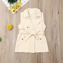 Load image into Gallery viewer, Girls Khaki Trench Coat
