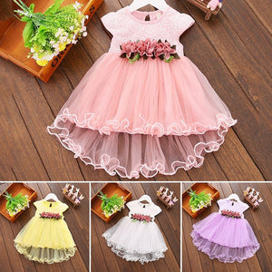 Floral Princess Party Tulle Dress