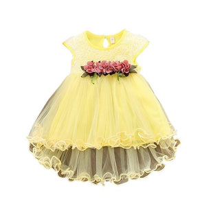 Floral Princess Party Tulle Dress